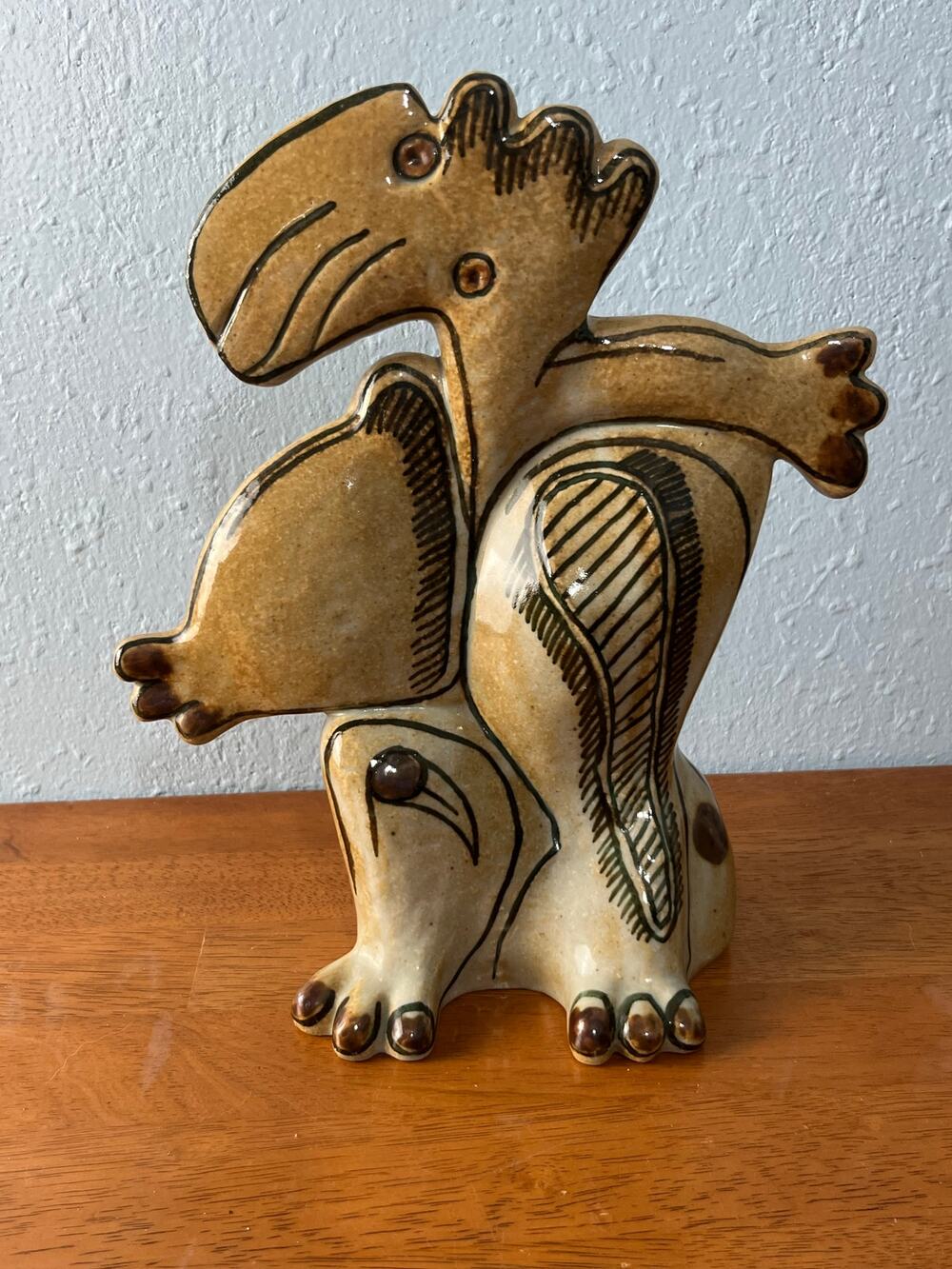 VTG Bing & Grondahl by Sten Lykke Madsen Denmark Stoneware Abstract Figurine MCM